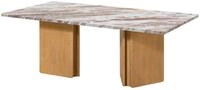 Massivmoebel24 Couchtisch LUGANOMangoMassivholzbeige (Massivholz teilmontiert...