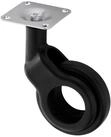 SO-TECH&reg; M&ouml;belrolle BONN &Oslash; 60 mm schwarz Design-Lenkrolle, ohne Bremse