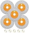 LuxusKollektion Diamantsegments&auml;geblatt Diamant-Trennscheibe 125mm &Oslash; 5 St&uuml;ck