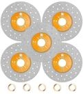LuxusKollektion Diamantsegments&auml;geblatt Diamant-Schleifscheibe 115mm Stein Glas