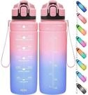 LuxusKollektion Trinkflasche Trinkflasche Sport 1l Auslaufsicher Tritan 1000 ml