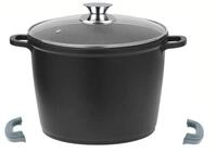 Cheffinger Kochtopf mit Glasdeckel & Silikongriffe, &oslash;32 cm - 15 L - Antihaft,