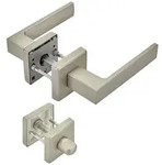 SO-TECH&reg; Dr&uuml;ckergarnitur T&uuml;rdr&uuml;cker CUBE Edelstahloptik matt 120x22mm...