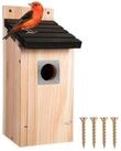 LuxusKollektion Nistkasten Nistkasten Wildv&ouml;gel Kiefernholz wetterfest...