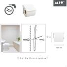 MSV Toilettenpapierhalter MSV Bad Serie "Hellblau" Toilettenpapierhalter WC