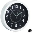 relaxdays Wanduhr rund 20cm (wei&szlig;)