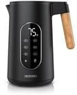 Arendo Wasserkocher Edelstahl, Doppelwand, Temperatureinstellung 40&deg; - 100 &deg;C...