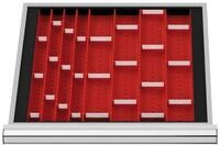 Stier Kleinteilemagazin STIER Schubladeneinteilung Muldenplatten BLH 50 mm...