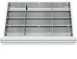 Stier Kleinteilemagazin STIER Schubladeneinteilung Metalleinteilung BLH 100/125...