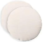 vidaXL Kissenbezug Kissenbezug 2 pcs HEERLEN Creme &Oslash; 40 cm Cord, (2 St&uuml;ck)