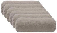 vidaXL Kissenbezug Kissenbezug 6 pcs HEERLEN Hellgrau &Oslash; 15 x 40 cm Boucl&eacute;, (6
