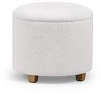 hjh LIVING Polsterhocker Storiano S Hocker Stoff H&ouml;he 42.0 cm, Hocker...
