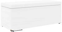vidaXL Barhocker Hocker Wei&szlig; 101 x 41 x 40 cm Kunstleder und Engineering Holz...
