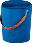 Inter Link Hocker Papua Stauraumhocker, Sitzhocker, Pouf, moderne Trendfarben,...