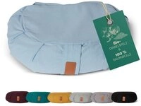 #DoYourYoga Yoga Bolster Zafu Halbmondkissen Ganesh, 100% Baumwolle Bio