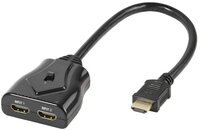 Vivanco HDMI-Splitter HDMI&reg; - Umschalter 2 -> 1, manuell (47157)