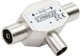 Schwaiger Schwaiger 2-fach Aufsteckverteiler (Rundfunk) SAT-Kabel