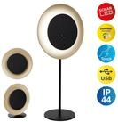 n&auml;ve LED Solarleuchte Solan, Dimmfunktion, USB-Ladefunktion, LED fest...