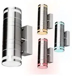 V-TAC LED Au&szlig;en-Wandleuchte, Leuchtmittel inklusive, Warmwei&szlig;, Farbwechsel,...