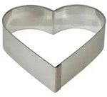 Schneider GmbH Tortenring in Herzform aus Aluminium &Oslash; 20 cm x 5 cm