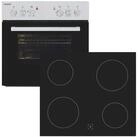 exquisit Backofen-Set EHE146-120 Set inox, Ober&Unterhitze mit