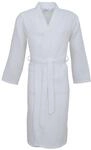Unisex-Bademantel CARL ROSS "25100" Gr. XS, wei&szlig;, XS, Baumwolle, Hausm&auml;ntel,