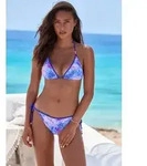 Vivance by Lascana Triangel-Bikini mit stylischem Bl&auml;tterprint