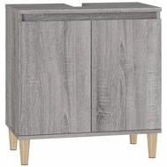 vidaXL Badezimmerspiegelschrank vidaXL Waschbeckenunterschrank Grau Sonoma...