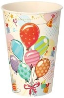 PAPSTAR Einwegbecher Trinkbecher, Pappe 0,2 l &Oslash; 7 cm, 9,7 cm Fete 10 Stk, Pappe