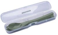 FACKELMANN Aufbewahrungsdose Besteck-Set To Go, Reisebesteck, Lunchbox-Set,