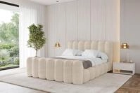 ALTDECOR Polsterbett SENA-Z (Polsterbett mit Bettkasten und Lattenrost, Boxbett...