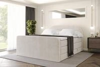 ALTDECOR Boxspringbett NOX-Z KING (Multipocket-Matratze H4, H3 Matratze