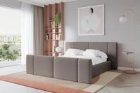 ALTDECOR Polsterbett TEVO-Z (Polsterbett mit Bettkasten und Lattenrost, Boxbett...