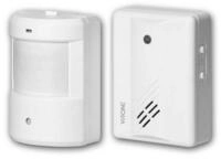 Virone Bewegungsmelder Funk-Durchgangsmelder 32 T&ouml;ne, PIR-Sensor, 70-80dB