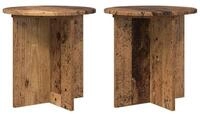 vidaXL Blumenst&auml;nder Pflanzenst&auml;nder 2 Stk. Altholz 40 x 40 x 40 cm...