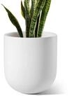 LuxusKollektion Blumentopf &Uuml;bert&ouml;pfe Keramik Blumentopf Abflussloch Wei&szlig; 25 cm