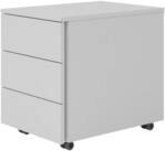 b&uuml;m&ouml; Rollcontainer lite B&uuml;rocontainer - mit 3 Schubladen, Dekor: Grau mit