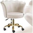 tectake Esszimmerstuhl Sessel dick gepolstert, mit Samtbezug, 67 x 64 x 76 cm