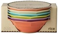 rice Suppenteller Gloriously Gifted, 6er-Set tiefe Teller, Melamin bunt
