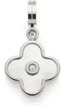 LEONARDO Kettenanh&auml;nger Leonardo Damen-Charm Edelstahl Zirkonia silberfarben