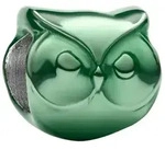Pandora Charm-Einh&auml;nger Pandora Moments Gr&uuml;ne Eule Mini Charm 794900C01...