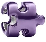 Pandora Charm-Einh&auml;nger Pandora Moments Violettes Puzzleteil Mini Charm...