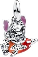 Pandora Charm-Einh&auml;nger 793742C01, Stitch, Disney, Emaille, Rakete