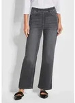 GOLDNER Bequeme Jeans Kurzgr&ouml;&szlig;e: Bequeme Jeanshose VERA Hose im Uni-Design,