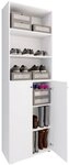 VCM Schuhschrank Lona B. 70 x T. 40 x H. 220 cm Geschlossene Schuhaufbewahrung,...