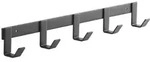 SO-TECH&reg; Garderobenleiste Hakenleiste Blackline ALBA schwarz...