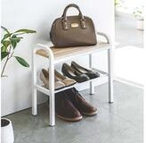 Yamazaki Schuhregal Tower Schuhst&auml;nder klein Metall f&uuml;r 2 Paar Schuhe mit...