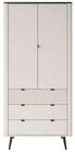 Lookway Kleiderschrank AUTUMN 2D3S mit Schubladen 90x191x60 cm
