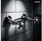 PaulGurkes Duscharmatur Messing verchromt, Keramikventile, Retro-Design