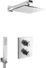 PaulGurkes Thermischer Verbr&uuml;hschutz (Set, Duschsystem mit Thermostat, Kopf-...
